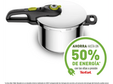 Olla express - Tefal Secure 5 NEO, 6 l, Acero inoxidable, Sistema de apertura y cierre, Inox