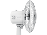 Ventilador de sobremesa - Rowenta VU2110 Essential, 28 W, 20 m³/min, 46 dB, 2 Niveles, Oscilante, Blanco