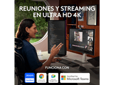 Webcam - Logitech MX Brio, Ultra HD 4K, Corrección de iluminación automática, Autoencuadre, Micrófonos/reducción de ruido, Tapa de privacidad, Negro
