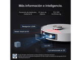 Robot aspirador - Dreame L20 Ultra, Friegasuelos, Autonomía hasta 260 min, Vaciado automático, Blanco