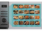 Microondas con grill - Candy CMW725GDB 011, 850 W, 5 niveles, Wi-Fi hOn, 25 l, Negro