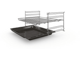 Cocina - Balay 3HI833XP, Placa de inducción, 3 zonas, Horno multifunción, Aire caliente 3D, 60 cm, A, Inox