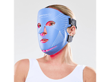 Máscara LED - CurrentBody CBD-BLEM-MASK-S2, Cara, Combina luz LED azul y roja, Azul