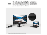 Monitor - LG 27U421A-B, 27 Full-HD, 100 Hz, 5 ms, VA curvo 1500R, HDMI, USB-C, Black Stabilizer, Negro mate