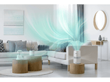 Humidificador - Philips HU2510/10, 99% menos bacterias, Bajo consumo de energía, 190 ml/h, 31 m², Blanco