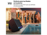Altavoz inalámbrico - LG STAGE 301, 120W, karaoke, luces y pantalla LED, efectos de DJ, Bluetooth, hasta 12h batería,Negro