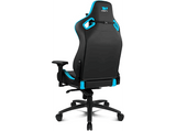 Silla gaming - Drift DR600, Reposabrazos 4D, Hasta 150 kg, Cojín cervical y lumbar, Reclinable, Azul
