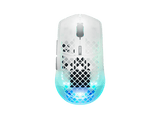 Ratón gaming - SteelSeries Aerox 3 Wireless Gen 2, Inalámbrico, 26000 dpi, 4K Fast, Sensor TrueMove 26K, Ultraligero, Fantasma