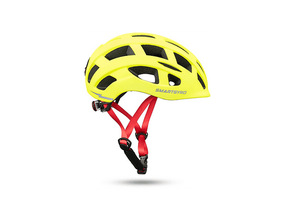 Casco - Smartgyro Urban, Talla M/L, Para bicicletas y patinetes eléctricos, Amarillo fosforito