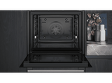Horno - Siemens HB514AER4, Multifunción, Hidrolítica, 71 l, 60 cm, Cristal negro