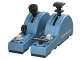 Simulador de vuelo - Thrustmaster TCA Quadrant Add-On Airbus Edition, Azul