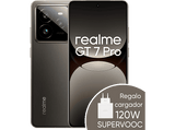Móvil - realme GT 7 Pro, Gris, 256 GB, 12 GB RAM, 6.78  AMOLED Full HD+ 120Hz, Qualcomm Snapdragon® 8 Elite, 6500 mAh + Cargador 120W