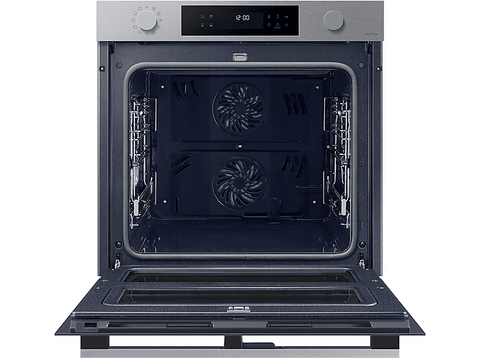 Horno - Samsung NV7B4530ZAS/U1 Dual Cook Flex, Multifunción, Pirolítico, 76l, 59.5 cm, WiFi, Puerta Flexible, Inox