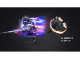 Monitor gaming - PEAQ PMO G272-FFK, 27 Full-HD, 240 Hz, 1 ms, IPS, Altura Ajustable, Compatible con G-SYNC, Negro