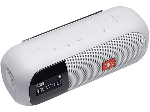 Radio portátil - JBL Tuner 2, FM, 5W, Bluetooth, Blanco