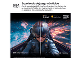 Monitor gaming - LG UltraGear™ 45GX950A-B, 45 5K2K, Dual Mode (165/330Hz), 0.03 ms, OLED, VA curvo 800R, 2x HDMI, HDR10, Morado grisáceo