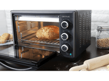 Mini horno - Cecotec Bake&Toast 2600 Black 4Pizza, 1500 W, 26 l, 230°C, Temporizador, 6 modos, Piedra especial pizza, Black