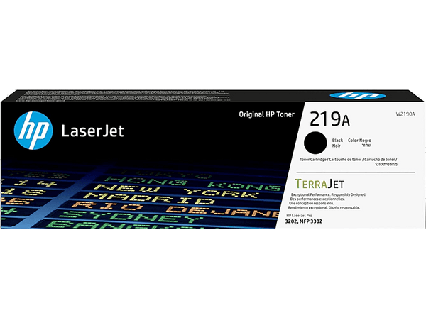 Tóner- HP 219A Laserjet, Aproximadamente 1300 páginas, Negro