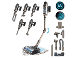 Aspirador escoba - Cecotec Conga Rockstar RX90 AI AquaPet Flex, 850W, 100min, IA, Tubo flexible, Kit de accesorios, Cepillo antienredos, Negro