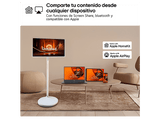 TV LED 27 - LG StanbyMe 27LX6TDGA, QHD, Procesador Inteligente α8 con IA, Smart TV, Beige