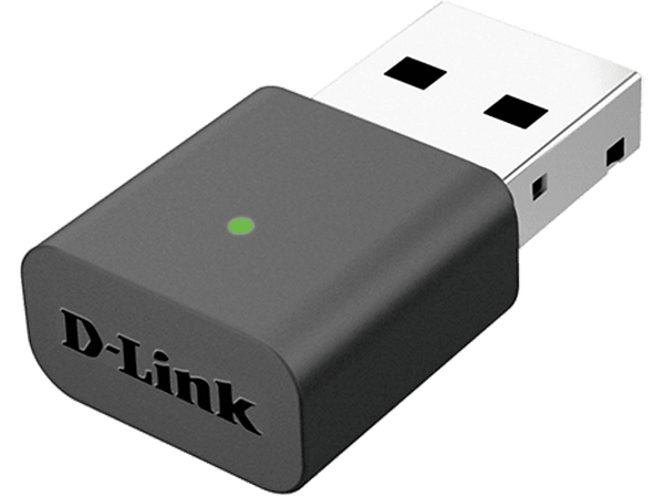 Adaptador Wi-Fi USB - D-Link DWA-131, WiFi4 N300, USB 2.0, Comp. Windows, Mac OS, Linux, Negro