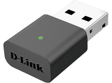 Adaptador Wi-Fi USB - D-Link DWA-131, WiFi4 N300, USB 2.0, Comp. Windows, Mac OS, Linux, Negro
