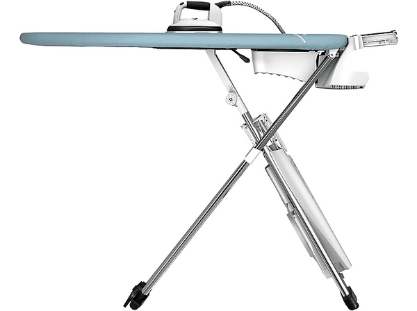 Centro de planchado - Laurastar S Pure, 2200 W, Vapor higiénico, 3.5 bar, 6 Niveles de Altura, Pearl Blue