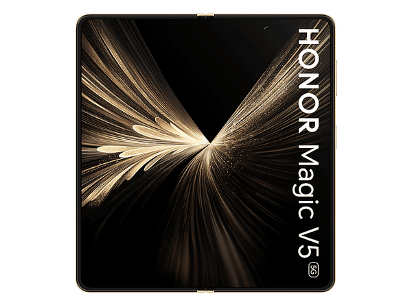 Móvil - Honor Magic V5, Dawn Gold, 512 GB, 16 GB RAM, 7.95" OLED plegable, Qualcomm Snapdragon 8 Elite Mobile Platform, 5820 mAh