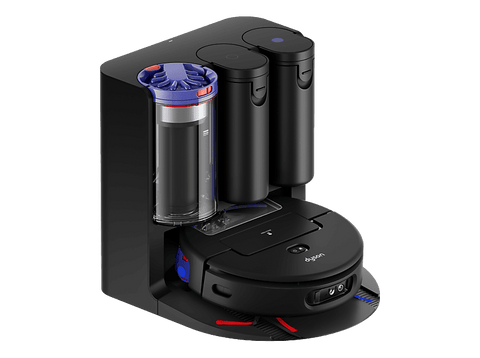 Robot aspirador - Dyson Spot+Scrub™ Ai, Aspira y friega, Elimina manchas ocultas, Autonomía 200 min, IA Avanzada