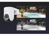 Cámara de vigilancia IP - Ezviz HB8 Lite + Panel Solar, 2560 × 1440, Función de visión nocturna, IP65, Seguimiento Automático Inteligente, Blanco