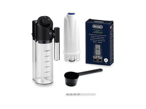 Cafetera superautomática - De'Longhi Magnifica Evo Next ECAM 310.80.SB, 1450 Watt, 15 bar, Molinillo integrado, Depósito de leche, Plata/Negro