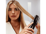 Plancha de pelo - Cecotec AirLisse 6in1 Platinum, Cerámica, 1000W, 112.000 rpm, Función plasma, Motor Brushless, 6 accesorios, Estuche premium, Negro