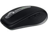 Ratón inalámbrico - Logitech MX Anywhere 3S para Mac, Bluetooth, 8000 DPI, Multidispositivo, Carga rápida, Botones personalizables, Negro
