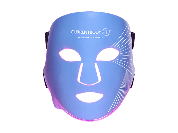 Máscara LED - CurrentBody CBD-BLEM-MASK-S2, Cara, Combina luz LED azul y roja, Azul