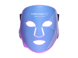 Máscara LED - CurrentBody CBD-BLEM-MASK-S2, Cara, Combina luz LED azul y roja, Azul