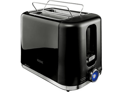 Tostadora - KOENIC KTO 2210 B, 870W, 2 ranuras, Negro