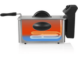 Freidora - Princess 182642, 2000 W, 4 l, De 130 °C a 190 °C, Acero inoxidable