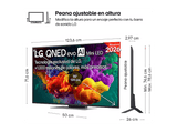 TV QNED Mini LED 55 - LG 55QNED86B6B, UHD 4K, Procesador Inteligente α8 AI Processor 4K Gen3, Smart TV, DVB-T2 (H.265), Negro
