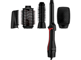 Moldeador - Revlon One-Step™ Blow-Dry Multi Air Styler 5 en 1, 4, Niveles de temperatura Negro