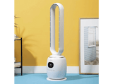Ventilador sin aspas - Jata JVSA3007, 60 W, 3 Velocidades, 3 Modos, Temporizador 12 horas, Oscilante, Mando a distancia, Blanco
