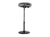 Ventilador de pie - Ufesa FF1450, 3 velocidades, 120W, 45 cm, Inclinable, Negro