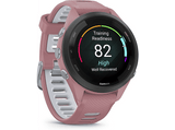 Reloj deportivo - Garmin Forerunner 265S, Rosa/Blanco, 18mm, Pantalla Táctil AMOLED 1.1, 15 días Autonomía, Morning Report, 8GB