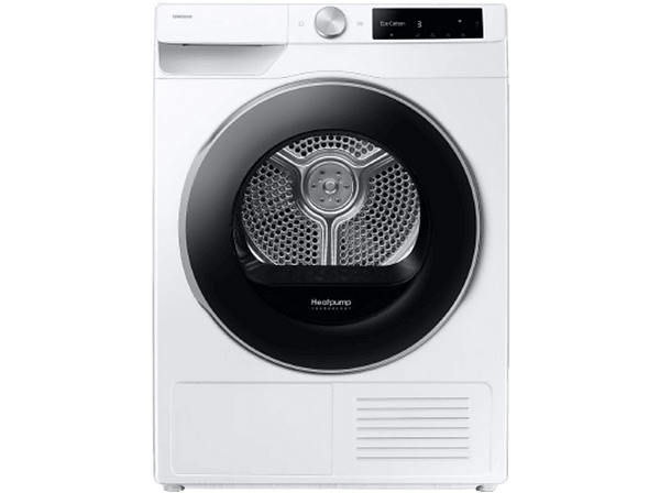 Secadora bomba de calor - Samsung DV90DG6845LEU3, 9 kg, 18 programas, Wifi, Blanco