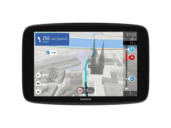 GPS - TomTom GO Navigator 7, 7", Pantalla Táctil, 32 GB Almacenamiento, Negro
