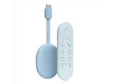Reproductor multimedia - Chromecast con Google TV de Google 4K, Mando con control por voz, HDMI, Azul cielo