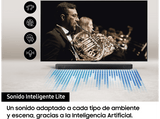 Barra de sonido - Samsung HW-C450/ZF, Bluetooth, Subwoofer inalámbrico incluido, 25W, Sonido Inteligente Lite, Modo Juego, Negro