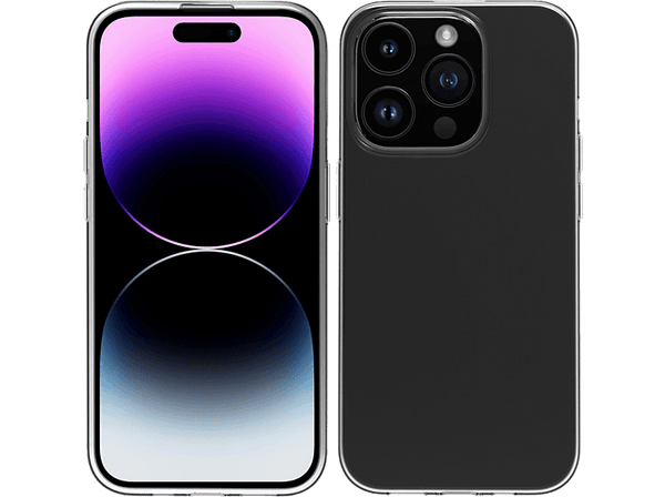 Funda - Muvit for Change, Para iPhone 15 Pro, Materiales reciclables, Transparente