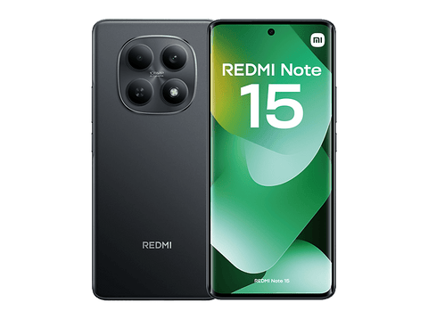 Móvil - Xiaomi Redmi Note 15, Negro, 128 GB, 6 GB RAM, 6.77