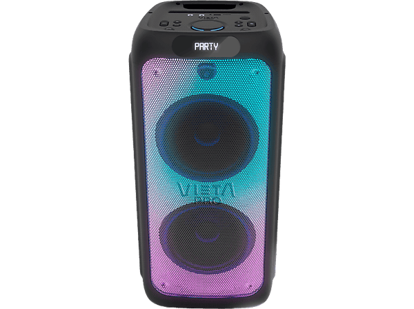 Altavoz de gran potencia - Vieta Party 22 VMHW450BK,  Bluetooth, 500W, 9h Autonomía, Negro
