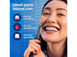 Cepillo eléctrico - Oral-B iO 3S Cepillo De Dientes, 3 Modos, Sensor de presión, 4 cabezales, Negro mate, Edición Navidad